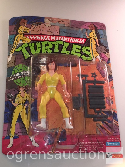 Toys - Teenage Mutant Ninja Turtles, 1988 April O'Neil, TV News Reporter and Turtles' #1 fan