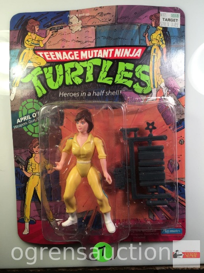 Toys - Teenage Mutant Ninja Turtles, 1988 April O'Neil, TV News Reporter and Turtles' #1 fan
