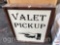 Sign - Valet sign, double sides, 21