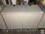 Counter cabinet, 2 door, interior shelves, 48