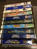 Vintage VHS Movie Tapes - 10