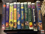 Vintage VHS Movie Tapes - 10 Disney