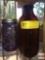Carnation brown glass milk bottle 8.5