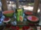 Watermelon dishes - 12 pcs... Albert Kessler & Co. - Pitcher, bowl, plates, salt/pepper, box