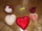 Dishes - 7 heart shaped items