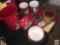 Holiday dish ware - Snowmen - 3 Top Hat Pitcher, platter, bowl and 3 Susan Winget 2 mugs & bowl and