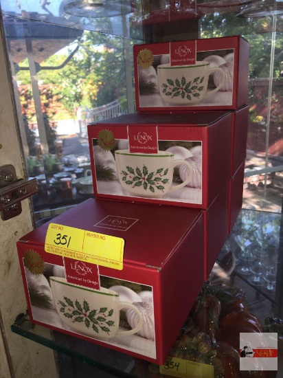 Lenox - 6 Holiday Cup Soup Bowl, 24oz in orig. boxes sold for $30 each