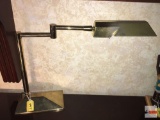 Office - Desk lamp, brass, swing arm 15.5