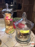 2 Display counter jars