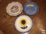 Pottery pie plates - 3