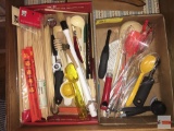 Kitchenware - Utensils - plastic ware, skewers, wooden spoons, etc.