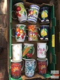 Coffee mugs, 12