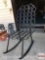 Rocking chair - Iron Horseshoe rocking chair, hand crafted with 69 horseshoes