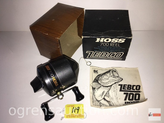 Fishing - Reels - Zebco Hoss 700 Reel, orig. box and paperwork