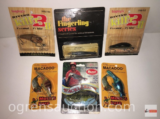 Fishing - Lures - 6 assorted lures