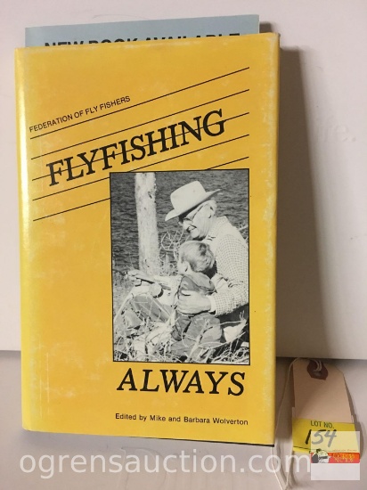 Books - Fishing - Signed by authors Barbara & Mike Wolverton, 1984 "Flyfishing Always" Limited Ed