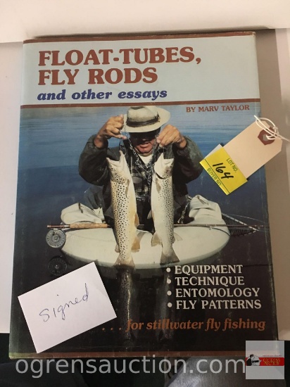 Books - Fishing - Signed by author Marv Taylor & #160, 1979 "Tubes, Fly Rods & other Essays 9/15/79