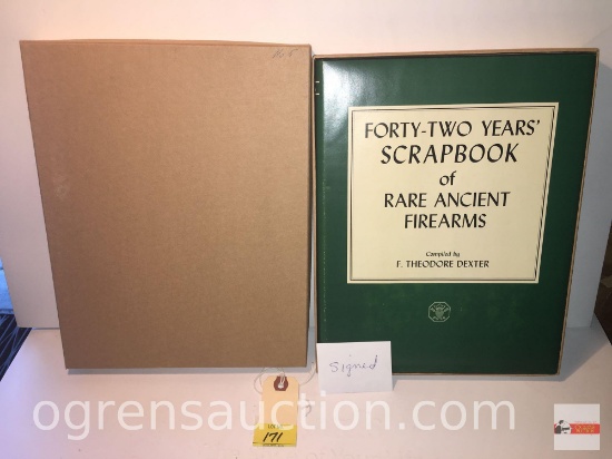 Books - Gun Books - Forty-two years - #5 Scrapbook of Rare Ancient Firearms, 1st & Limited Ed