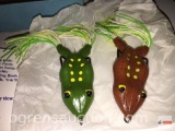 Fishing - Lures - 2 frog lures w/ paperwork in box and 