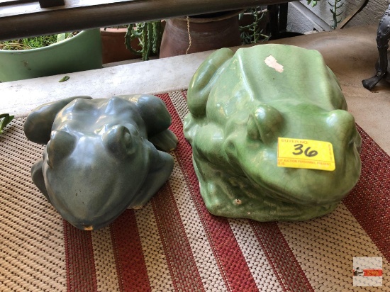 Yard & Garden - 2 ceramic Frogs