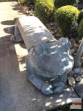 Yard & Garden - Cement frog bench, 3 pcs., 57