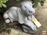 Yard & Garden - cement dog, 18