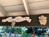 Yard & Garden - 3 items, 2 face plaques 5'h & 7