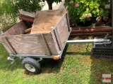 Trailer - Homemade unregistered trailer, removable back panel, 47