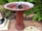 Yard & Garden - sm. pottery birdbath 12
