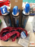 3 Arctic Cove personal Misting bottles and 1 bottle top mister & cool scarf wraps