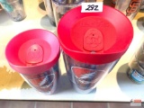 Kitchen - 2 Tervis insulated hot/cold Tumblers w/lids, 1 lg. 24oz, 1 med. 16oz, Grateful Dead