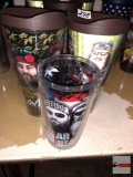 Kitchen - 3 Tervis insulated hot/cold Tumblers 2 w/lids, 2 lg. 24oz. 1 med. 16 oz. Duck Commanders