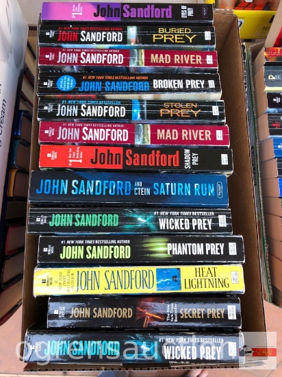 Books - Novels - 13 John Sandford, paperback