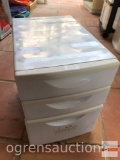Stacking drawers - 3 drawer, white, 13