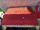 Throw rugs - 2 - red, 40