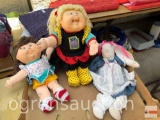 Toys - Dolls - 2 Cabbage Patch & 1 Cloth Rabbit