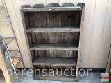 Yard & Garden - wooden storage shelf, 38.5