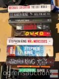 Books - Novels - 10 - 5 Stephen King, 1 Michael Crichton etc.