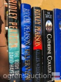 Books - Novels - 10 - 3 Ridley Pearson, 3 Catherine Coulter, 4 David Balducci