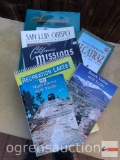 Books - SUV Trails, Recreation Lakes, Calif. Missions, Alcatrez, San Luis Obispo, Sacramento