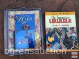 Books - 2 - How to play the Hawaiian Uklulele 10 easy lessons & How to Hula, book & CD