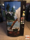 Soda Vending machine - Dixie-Narco refrigerated vending machine, 8 slot, NOT COOL