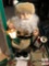 Holiday Decor - Christmas - Santa, green suit, Telco Motion-ette, animated & illuminated figure,