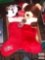 Holiday Decor - Christmas - 2 new stockings, 1 Disney Dalmatian, 1 bear