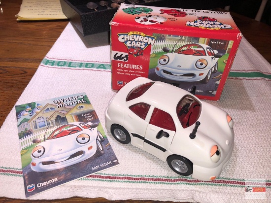 Toys - Chevron Cars -1996 #1 Sam Sedan, orig. box