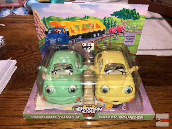 Toys - Chevron Cars - 1999 #19 Bailey Bouncer & #20 Brandon Bumper