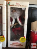 Holiday Decor - Christmas - Santa, Telco Motion-ette, animated & illuminated figure, Batt.op w/music