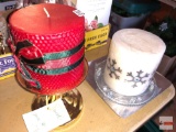 Holiday Decor - Christmas - 2 Candles