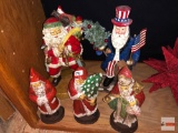 Holiday Decor - Christmas - Santa Figures, 5