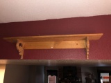 Accent Wood wall shelf